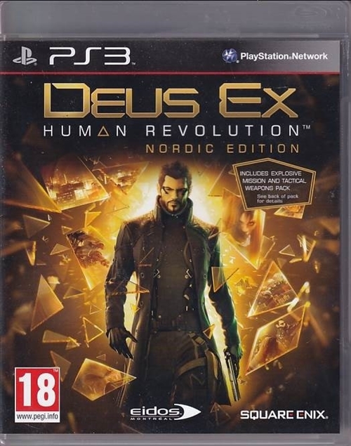 Deus Ex - Human Revolution - PS3 (B Grade) (Genbrug)